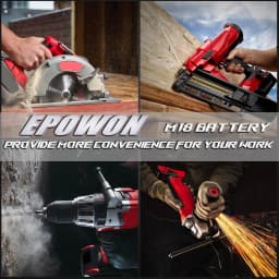 M-18 18V 5/8/9/12Ah Replacement Battery for Milwaukee, Low-Temp Resistant Fast Charge for Cordless Power Tool Battery Pin AU