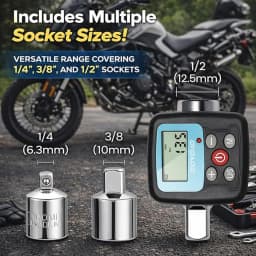 goyojo High Precision Digital Torque Wrench Adapter Torque Converter 1/2" 1/4", 3/8" Adapters for Automotive Repairs Power Tools DIY