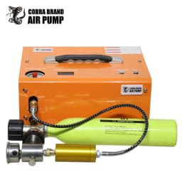 COMbar 4500Psi 300Bar 12V 220V 110V PCP Air Compressor High Pressure Pump Compressor Transformer Pneumatic Airgun Rifle Inflator