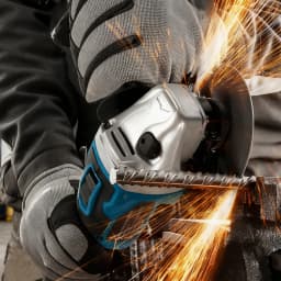 YOFIDRA 125mm Brushless Angle Grinder 4 Gear Cordless Grinding Machine Cutting Woodworking Power Tool For Makita Battery Pin