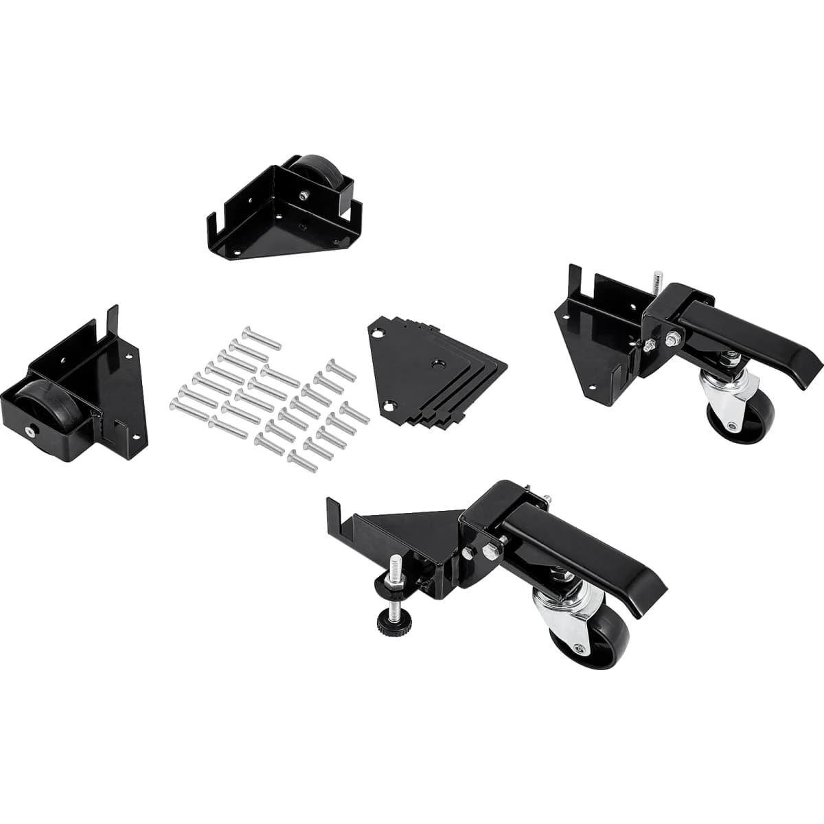 SucceBuy Mobile Base Heavy Duty Universal Mobile Base Stand Swivel Wheels for Woodworking Equipment Bandsaw Power Tools Machine