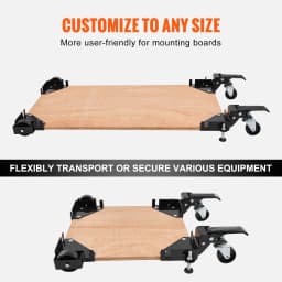 SucceBuy Mobile Base Heavy Duty Universal Mobile Base Stand Swivel Wheels for Woodworking Equipment Bandsaw Power Tools Machine