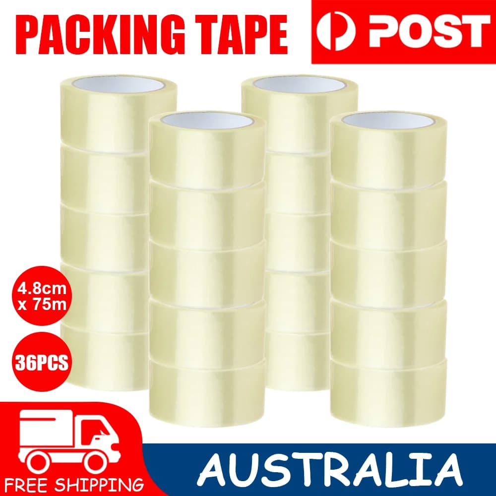 4.8cm x 75m Transparent And Brown Packaging Tape For Practical Sealing Of Boxes