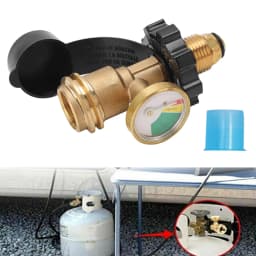 High Low Gas Pressure Gauge Level Indicator For POL Propane Lpg Bottle Cylinder