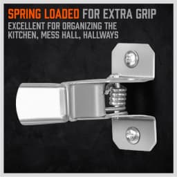 HORUSDY 10 Pack Spring Grip Mop and Broom Holder for Shovel , Rake, Broom, Mop Holder, Etc.