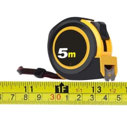 5/10m Measuring Tape Measure Steel Ruler Rule Lock Rubber Grip Metric and Inch