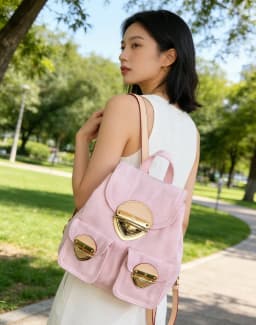 Korean Leather Chic Mini Backpack Women Sweet Y2k Aesthetic Fashion Travel Bags All Match Casual Simple Schoolbags Streetwear
