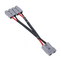 50 Amp Genuine Anderson Plug Connector Double Y Adapter 6mm Automotive Cable New