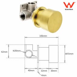 **Sydney Stock** KYLINS Wall Mount Basin Sink Faucet Bathroom Mixer Tap Progressive Mixer Matt Black Brushed Gold Gun Metal Grey