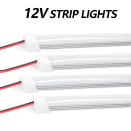 4x LED strip lights Bar Car 12V caravan boat fishing camping light Interior lamp