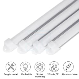4x LED strip lights Bar Car 12V caravan boat fishing camping light Interior lamp