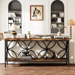 Tribesigns Hallway Console Table, 180 cm Long Sofa Table Behind Couch, Entry Console Table with Storage for Entryway, Living Roo