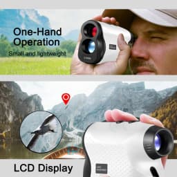 PORIYA Golf Laser Range Finder Hunting Rangefinder Flagpole Distance Height Speed AU