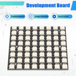 WS2812 LED 5050 RGB 8X8 LED Matrix WS2812B 8X8 64-Bit Full Color 5050 RGB LED Lamp Panel Light