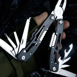 Multitool Steel Plier Folding Pliers All In one Camping Hiking Pocket Tool Set