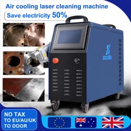 2000W Air-Cooled Laser Cleaning Machine Portable Handheld Rust Paint Oxide Removal Cleaner 110V/220V CE