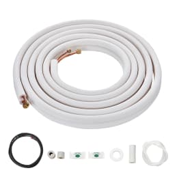 SucceBuy Mini Split Line Set O.D Copper Pipe Tubing and Triple Layer Insulation Air Heating Pump Equipment Accessories Cable