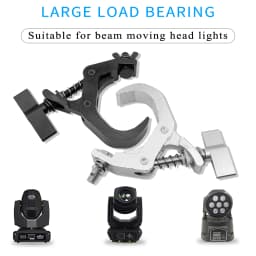 10Pcs/Lots Durable Heavy Duty Hooks 150kg 40-60mm Aluminum Alloy Clamp Bracket Stage Light Hook Light Clamp Holder Truss