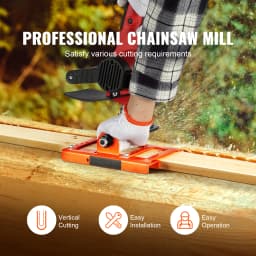 SucceBuy Chainsaw Mill Vertical Lumber Cutting Guide with 2"-6" Cutting Width Timber Chainsaw Attachment for Cedar Walnut Oak