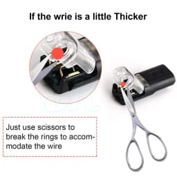 10-50X 12V Wire Cable Snap Plug in Connector Terminal Connections Joiners Car Auto