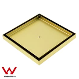 **Sydney Stocks** KYLINS SUS304 100/150/200mm Tile Insert Shower Grate Floor Drain Outlet Waste Brushed Gold Black Gun Metal