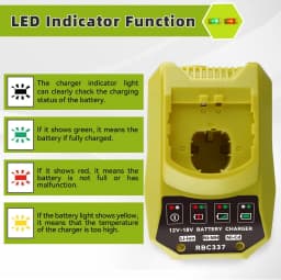 P117 18V 100% New MAX Battery Charger Replace for Ryobi P102 P104 P105 P106 P108 Tool Battery pin