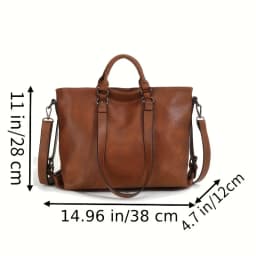 Timeless Vintage Tote for Women - Versatile Messenger Bag for Work, Travel, And Special Occasions, Perfect Gift for Valentine'S Day Or Birthdays