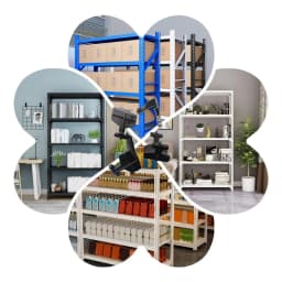20PCS Post Inserts Connectors For Shelf Heavy Duty Shelving Unit PP Plastic, Injection Molded Sturdy & Strong Support
