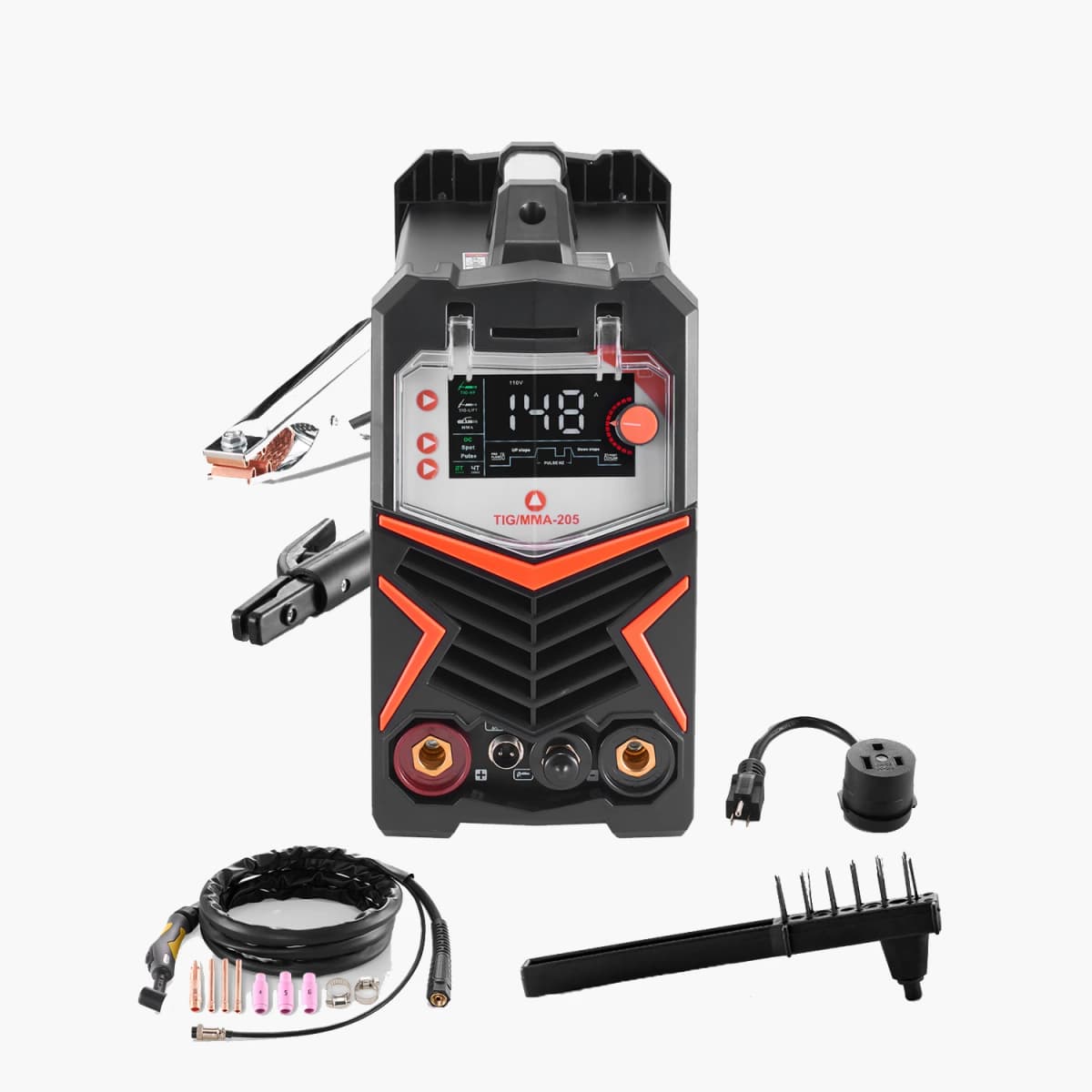 succebuy3 in1TIG Welder 205A Dual Voltage Welding Machine TIG/DC Pulse TIG MMA Stick Electric Welder with IGBT Inverter