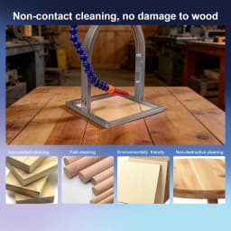 200W JPT Pulse Laser Cleaning Machine 100W Wood Cleaner for Wood Rust Removal Oil Paint Metal Rubber Furniture Stone Cleaning