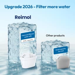 Reimol Water Filter Cartridges for Brita Maxtra Pro | All-in-1 Replacement Filters Compatible with Brita Jugs & Marella Series