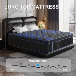Hybrid Mattress Queen Double King Single Memory Foam Medium Firm 25cm Thick