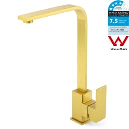 KYLINS WELS Tall Tapware 360° Swivel mixer Bathroom Faucets Brushed Nickel Round Kitchen Sink Tap Laundry Basin Mixer Faucet