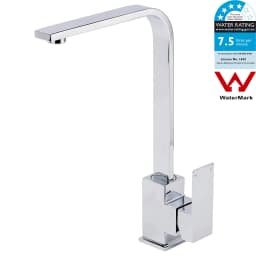 KYLINS WELS Tall Tapware 360° Swivel mixer Bathroom Faucets Brushed Nickel Round Kitchen Sink Tap Laundry Basin Mixer Faucet