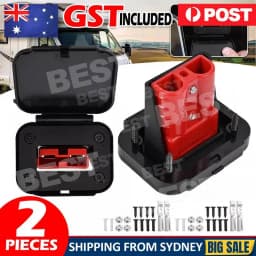 2PCS Anderson Plug Mounting Panel 50Amp Flush Mount Recessed Plate Connectors OZ