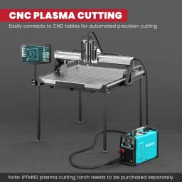 CNC Plasma Cutter Non-HF Pilot Arc Bestarc 50A BTC500XP 11GEN Blow Back Technology 16mm Clean Cutting with Digital Screen