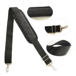 1PC Detachable Band Nylon Bag Strap 145cm Black Handbag Belts Adjustable Shoulder Strap Laptop Bag 2050