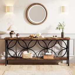 Tribesigns Hallway Console Table, 180 cm Long Sofa Table Behind Couch, Entry Console Table with Storage for Entryway, Living Roo
