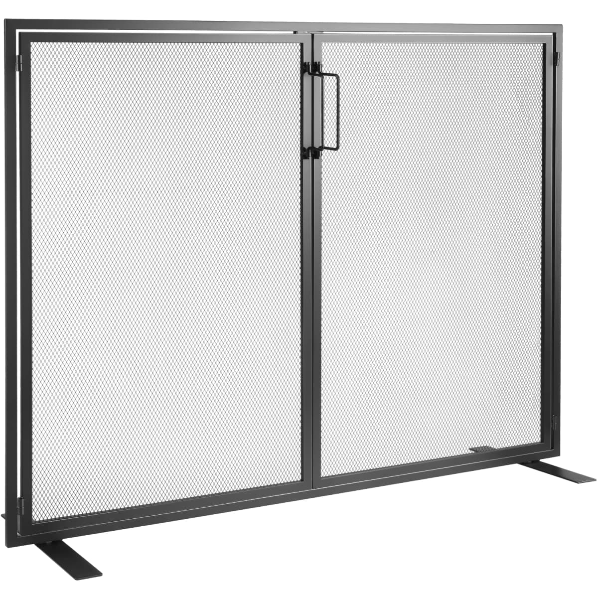 VEVOR Fireplace Screen 1/3 Panel Sturdy Iron Mesh Fireplace Screen Spark Guard Cover For Living Room Home Decor Modern/Vintage