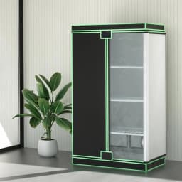 4 Tier Hydroponic Grow Tent Kit 100x60x180cm Indoor Plant Growing System with Shelves and Accessories