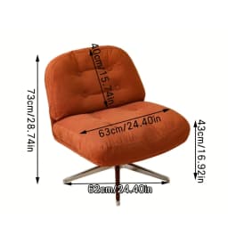 Living room single sofa chair, balcony small-sized chair, modern minimalist swivel chair, creative leisure chair