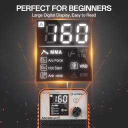 HITBOX ARC200 2 in 1 Welding Machine MMA/Lift TIG/Hot Start/Arc Force Inverter Welder for Home Professional Use 220V AU Plug