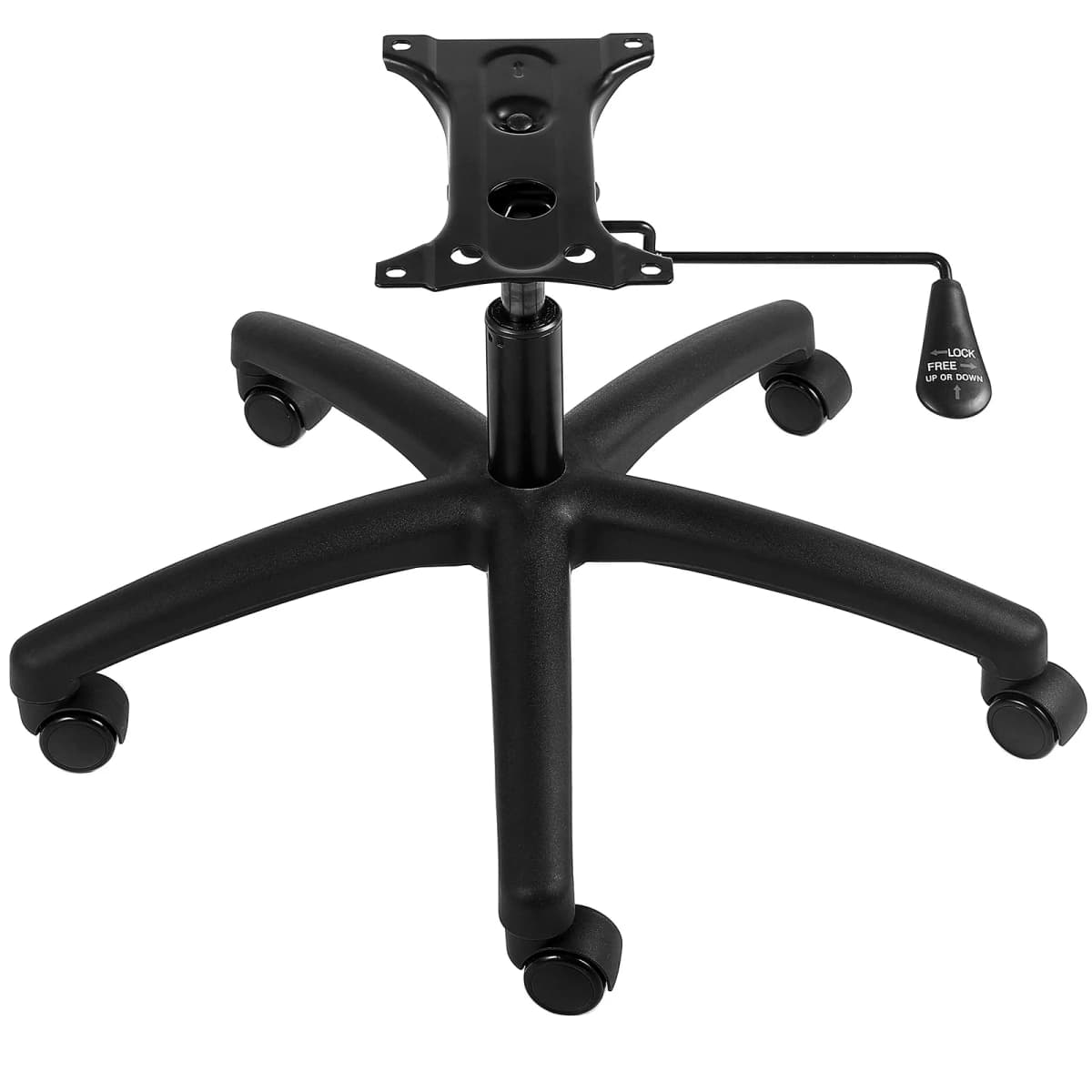 SucceBuy Office Chair Base Replacement 28" 2500lbs Static Universal Computer Desk Chair Stool Desk Chair Base Replacement Black