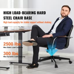 SucceBuy Office Chair Base Replacement 28" 2500lbs Static Universal Computer Desk Chair Stool Desk Chair Base Replacement Black