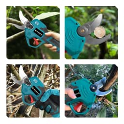 NEWBENY 30MM Brushless Electric Pruner Scissors Cordless Cutting Pruning Fruit Tree Branch Shear Tools For Makita Battery Pin