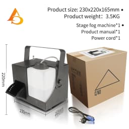 DMX 500W Smoke Machine Waterbase Hazer Stage Effect For Dj Disco Show Events Party Wedding Remote DMX Fazer Fog Equippment