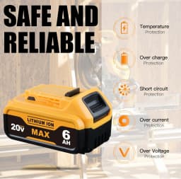 DCB200 1/2/4Pack 6.0Ah 18V MAX Lithium Battery Replace for DeWalt DCB180 DCB182 DCB184 DCB202 DCB205 DCB206 Tools Battery pin