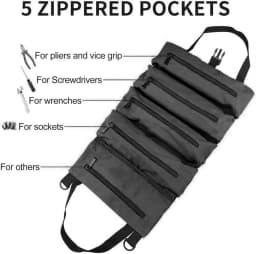 Tool Roll Organizer Tool Roll Up Canvas Bag Tool Large Wrench Super Big Pouch