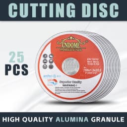 25 Pack 6" x.045 x7/8" Cut-Off Wheel - Metal & Stainless Steel Cutting Discs