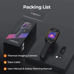 GOYOJO Thermal Imaging Camera 2in1 Super IR 640x480 Handheld Thermal Imager Electrical Test for HVAC Electrical Detect